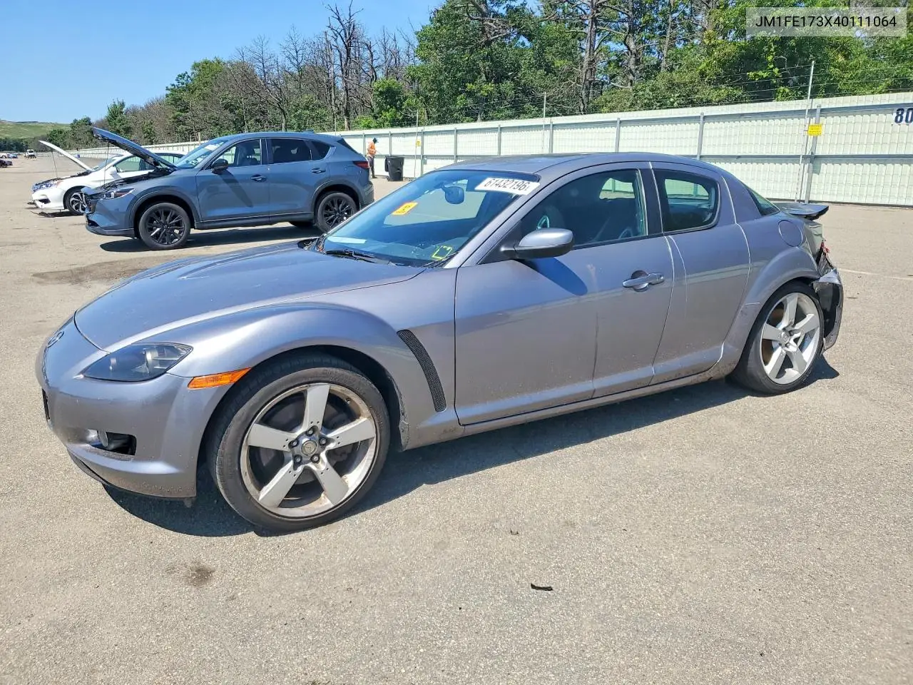 2004 Mazda Rx8 VIN: JM1FE173X40111064 Lot: 61432196
