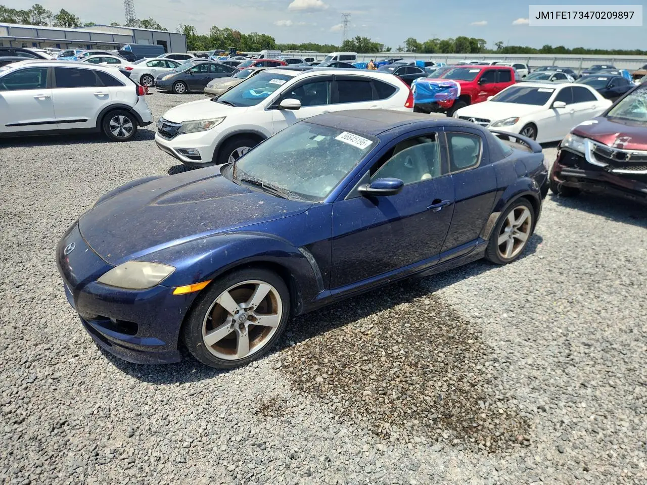 2007 Mazda Rx8 VIN: JM1FE173470209897 Lot: 56645196