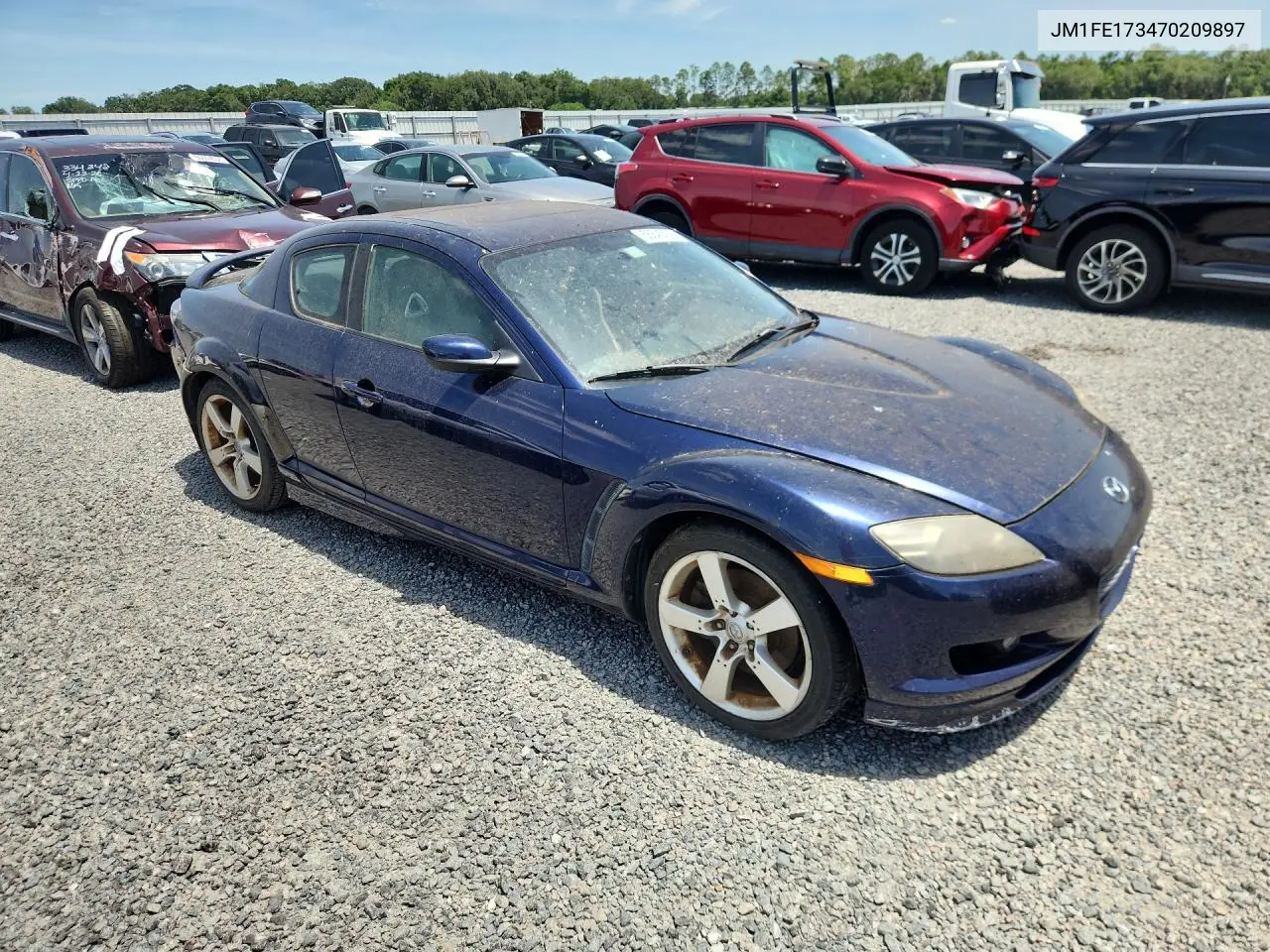 2007 Mazda Rx8 VIN: JM1FE173470209897 Lot: 56645196