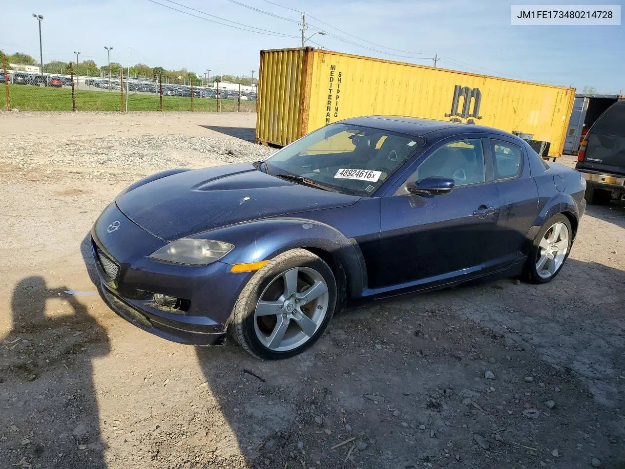 2008 Mazda Rx8 VIN: JM1FE173480214728 Lot: 48924616