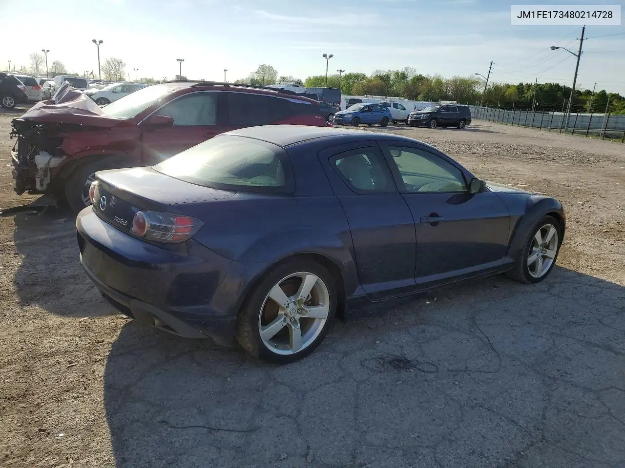 2008 Mazda Rx8 VIN: JM1FE173480214728 Lot: 48924616