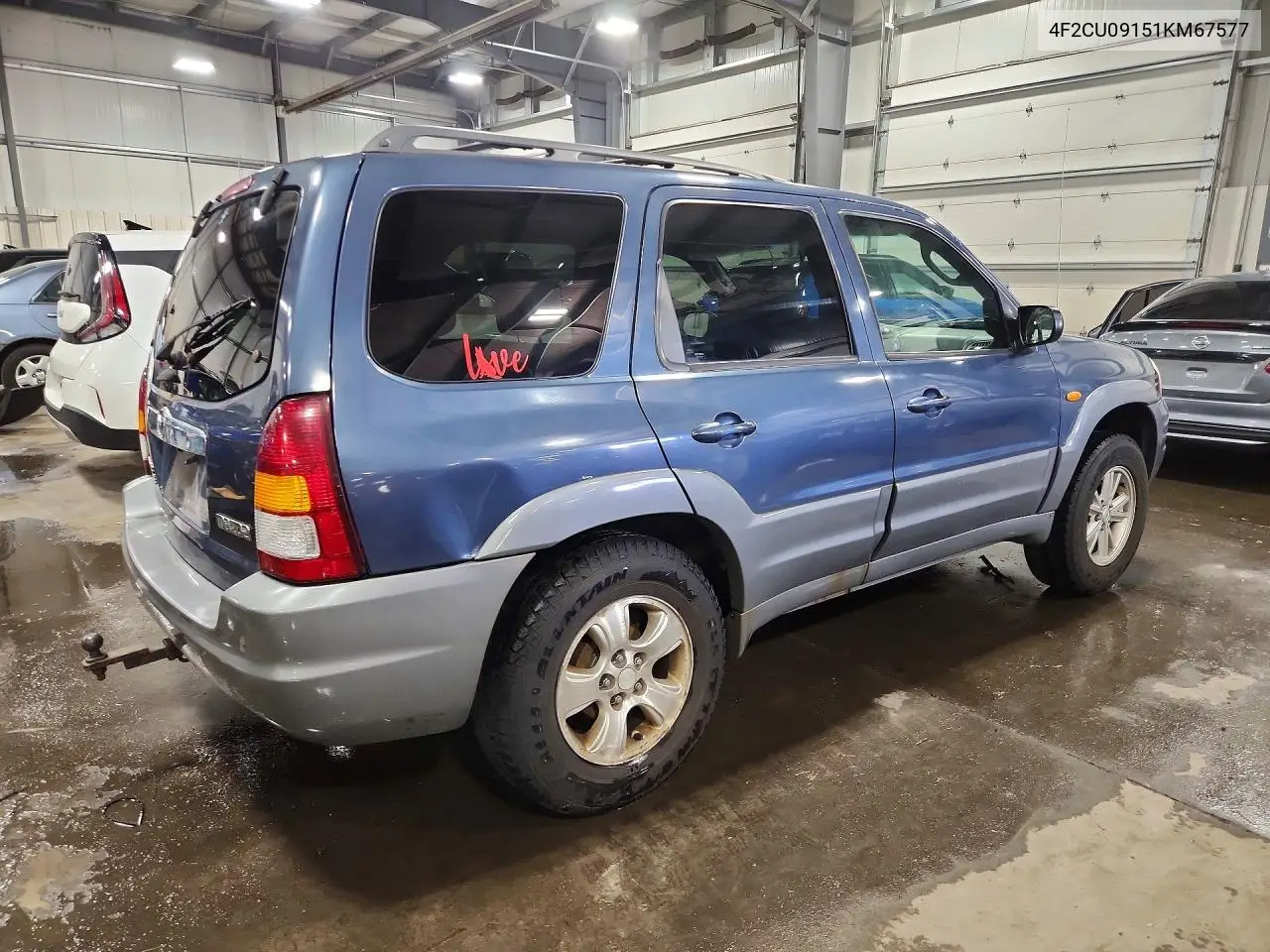 2001 Mazda Tribute Lx VIN: 4F2CU09151KM67577 Lot: 52172596