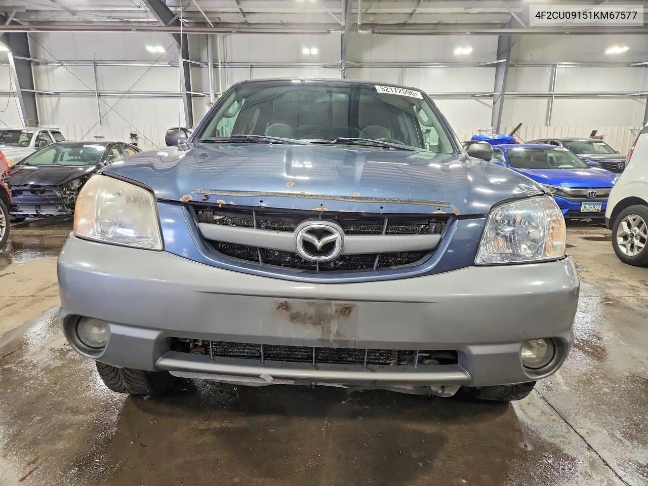 2001 Mazda Tribute Lx VIN: 4F2CU09151KM67577 Lot: 52172596