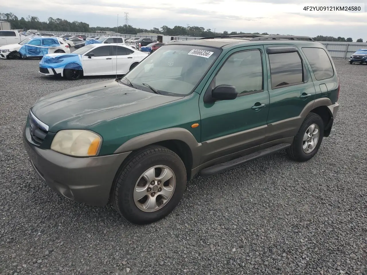 2001 Mazda Tribute Lx VIN: 4F2YU09121KM24580 Lot: 56666356