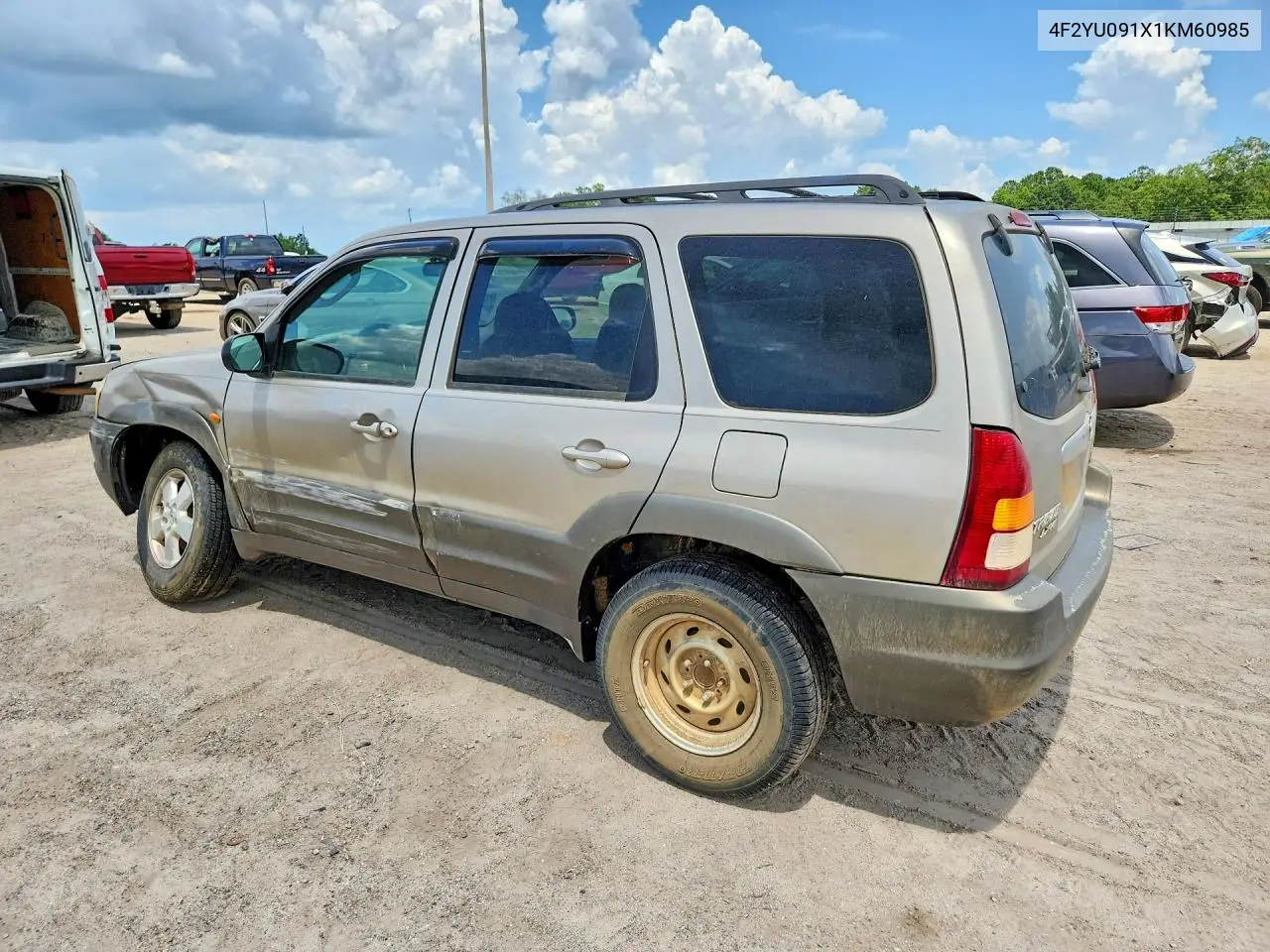 2001 Mazda Tribute Lx VIN: 4F2YU091X1KM60985 Lot: 61394796
