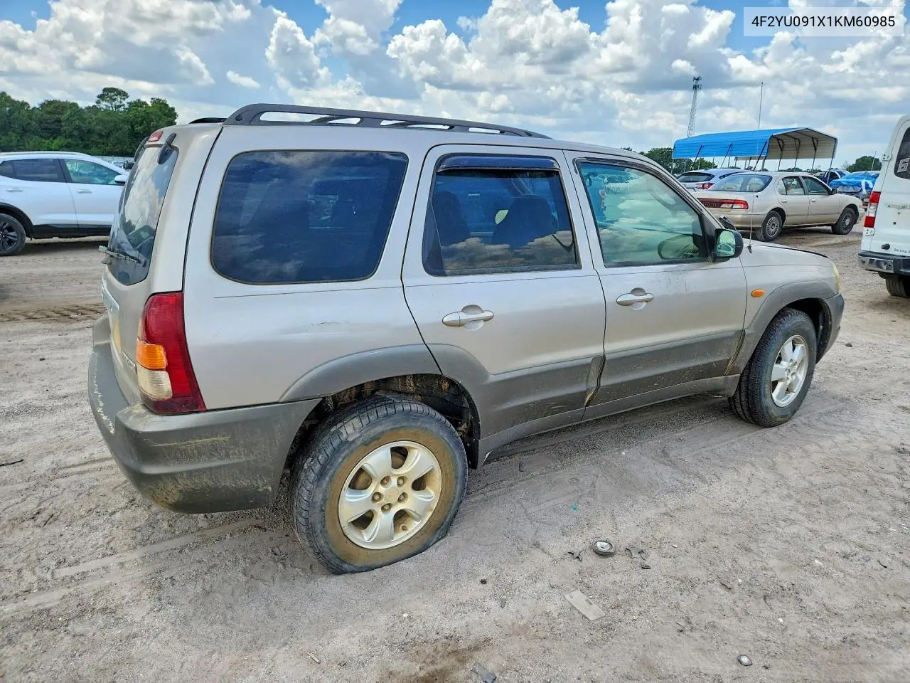 2001 Mazda Tribute Lx VIN: 4F2YU091X1KM60985 Lot: 61394796
