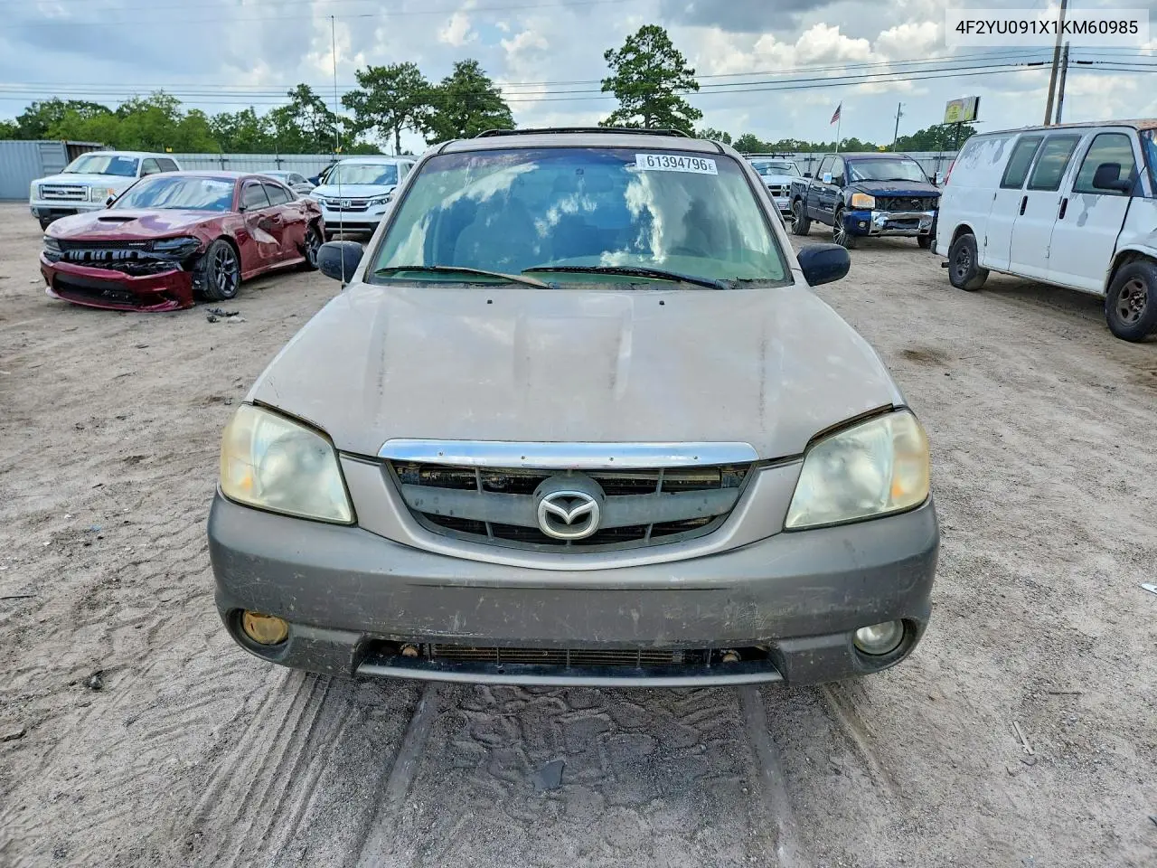 2001 Mazda Tribute Lx VIN: 4F2YU091X1KM60985 Lot: 61394796
