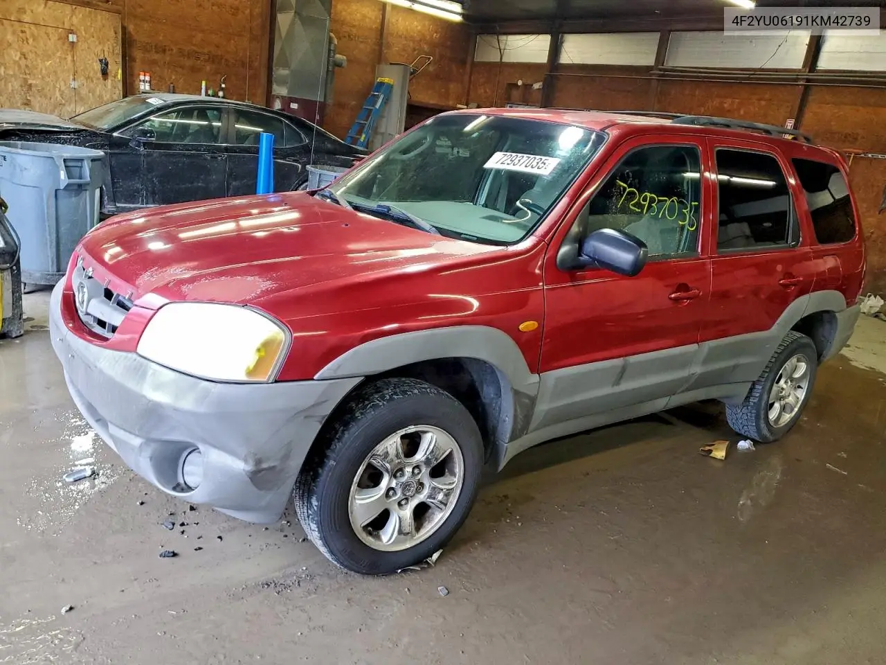2001 Mazda Tribute VIN: 4F2YU06191KM42739 Lot: 72937035