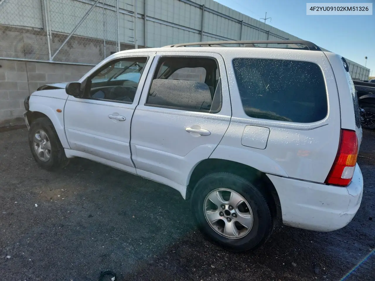 2002 Mazda Tribute Lx VIN: 4F2YU09102KM51326 Lot: 48735926