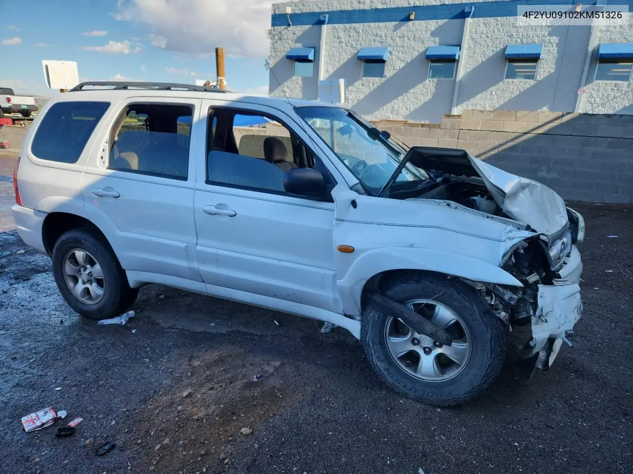 2002 Mazda Tribute Lx VIN: 4F2YU09102KM51326 Lot: 48735926