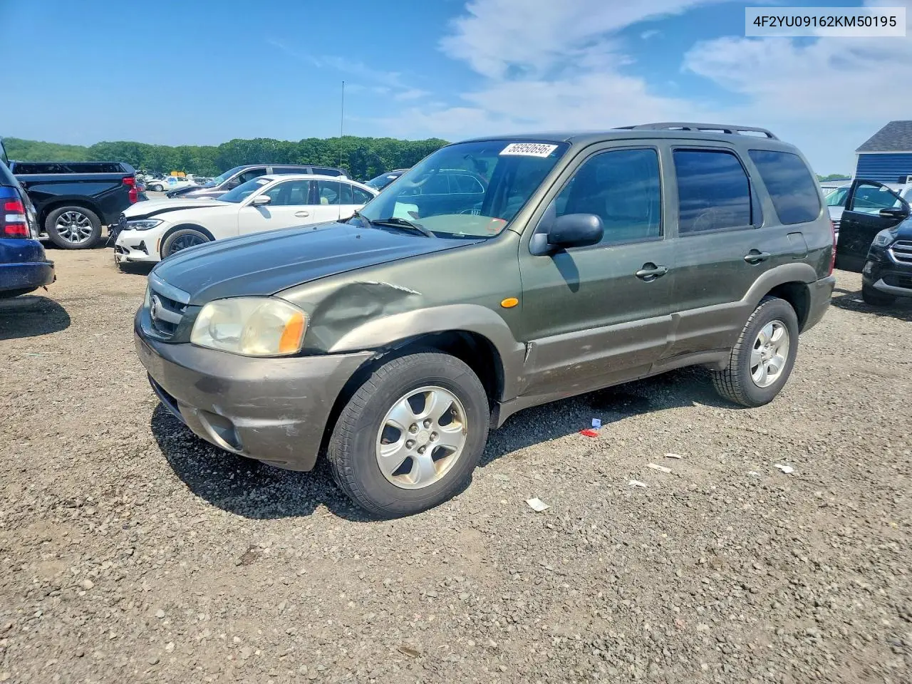 2002 Mazda Tribute Lx VIN: 4F2YU09162KM50195 Lot: 56950696