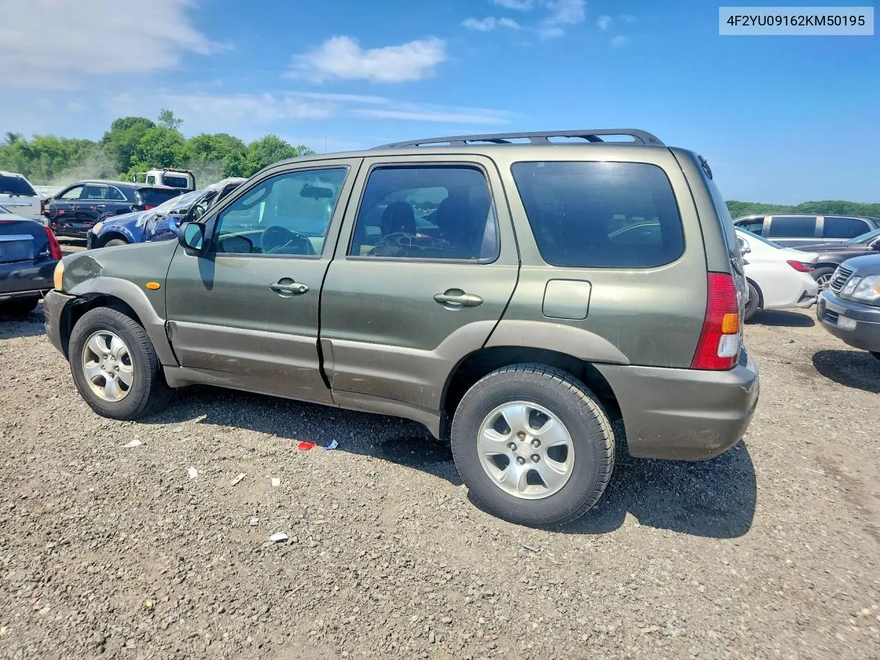 2002 Mazda Tribute Lx VIN: 4F2YU09162KM50195 Lot: 56950696