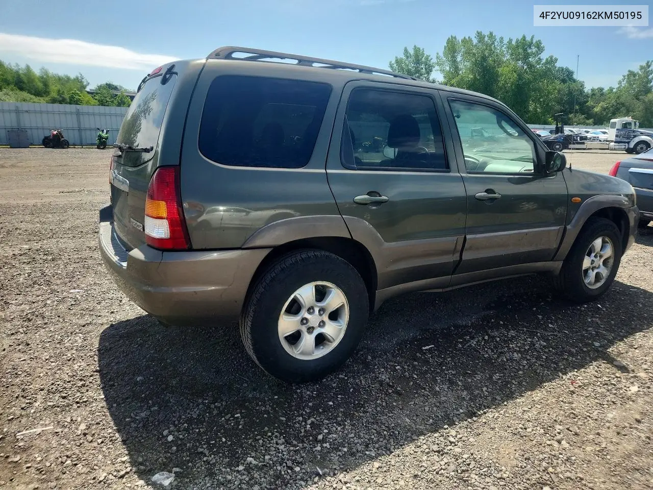 2002 Mazda Tribute Lx VIN: 4F2YU09162KM50195 Lot: 56950696
