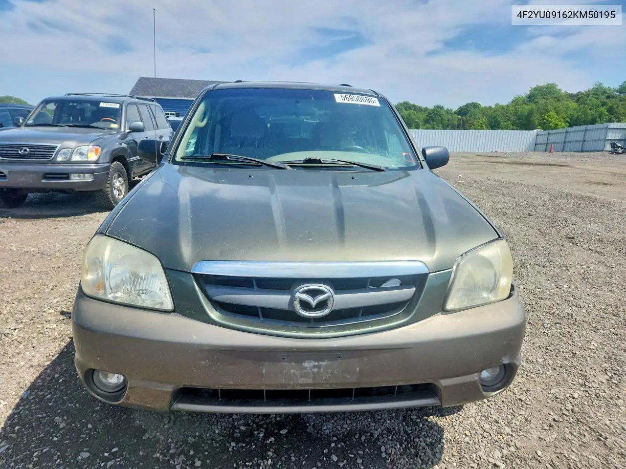 2002 Mazda Tribute Lx VIN: 4F2YU09162KM50195 Lot: 56950696