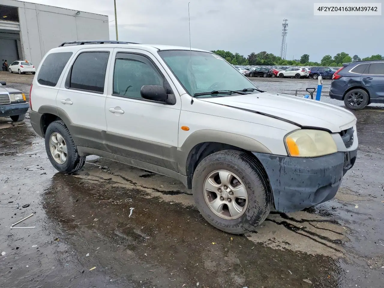 2003 Mazda Tribute Lx VIN: 4F2YZ04163KM39742 Lot: 52462396