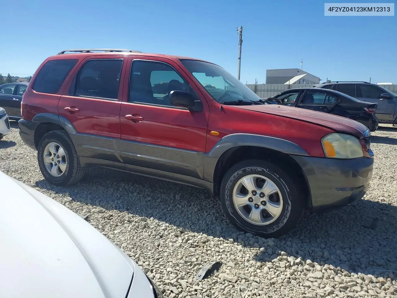 2003 Mazda Tribute Lx VIN: 4F2YZ04123KM12313 Lot: 60071366