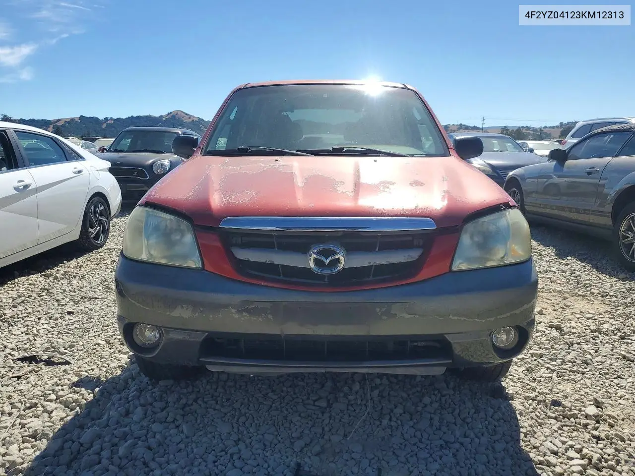 2003 Mazda Tribute Lx VIN: 4F2YZ04123KM12313 Lot: 60071366