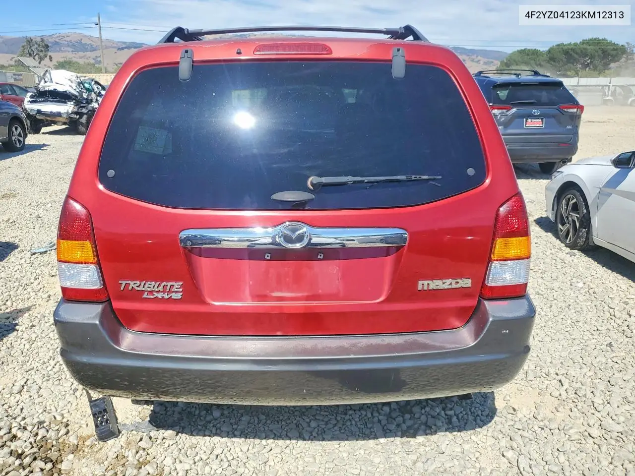 2003 Mazda Tribute Lx VIN: 4F2YZ04123KM12313 Lot: 60071366