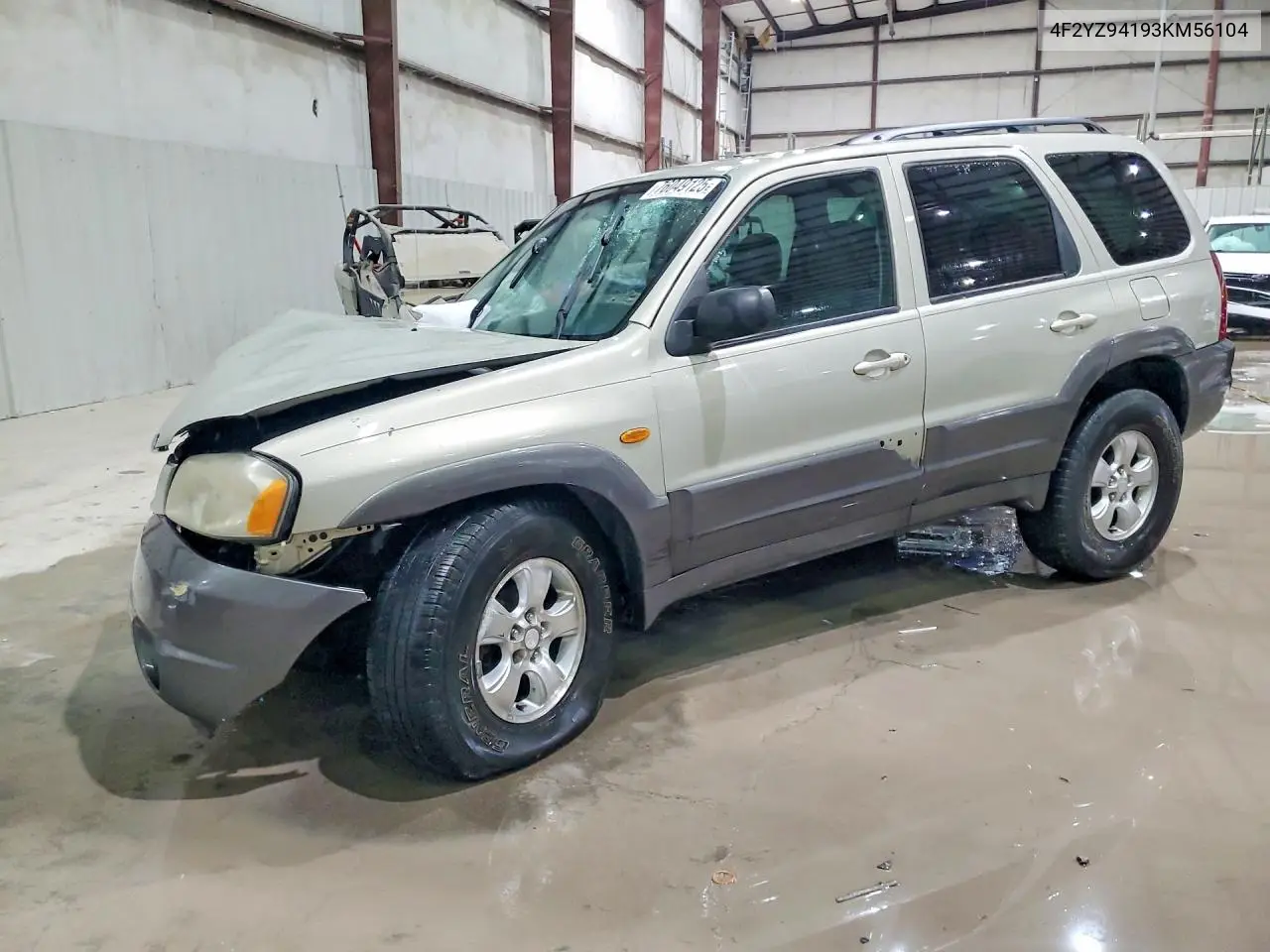 2003 Mazda Tribute Lx VIN: 4F2YZ94193KM56104 Lot: 76049125