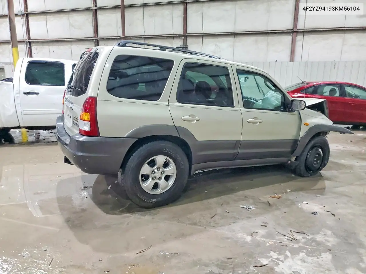 2003 Mazda Tribute Lx VIN: 4F2YZ94193KM56104 Lot: 76049125