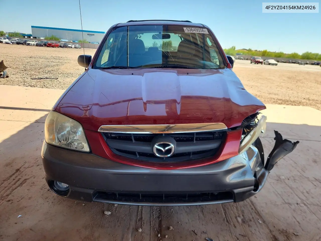 2004 Mazda Tribute Lx VIN: 4F2YZ04154KM24926 Lot: 53649556