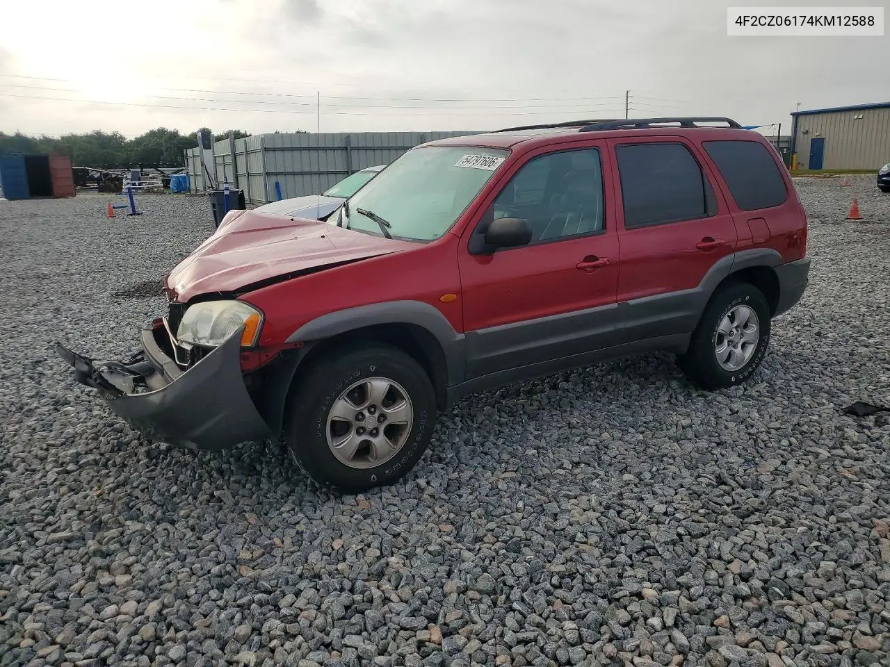 2004 Mazda Tribute Es VIN: 4F2CZ06174KM12588 Lot: 54797606
