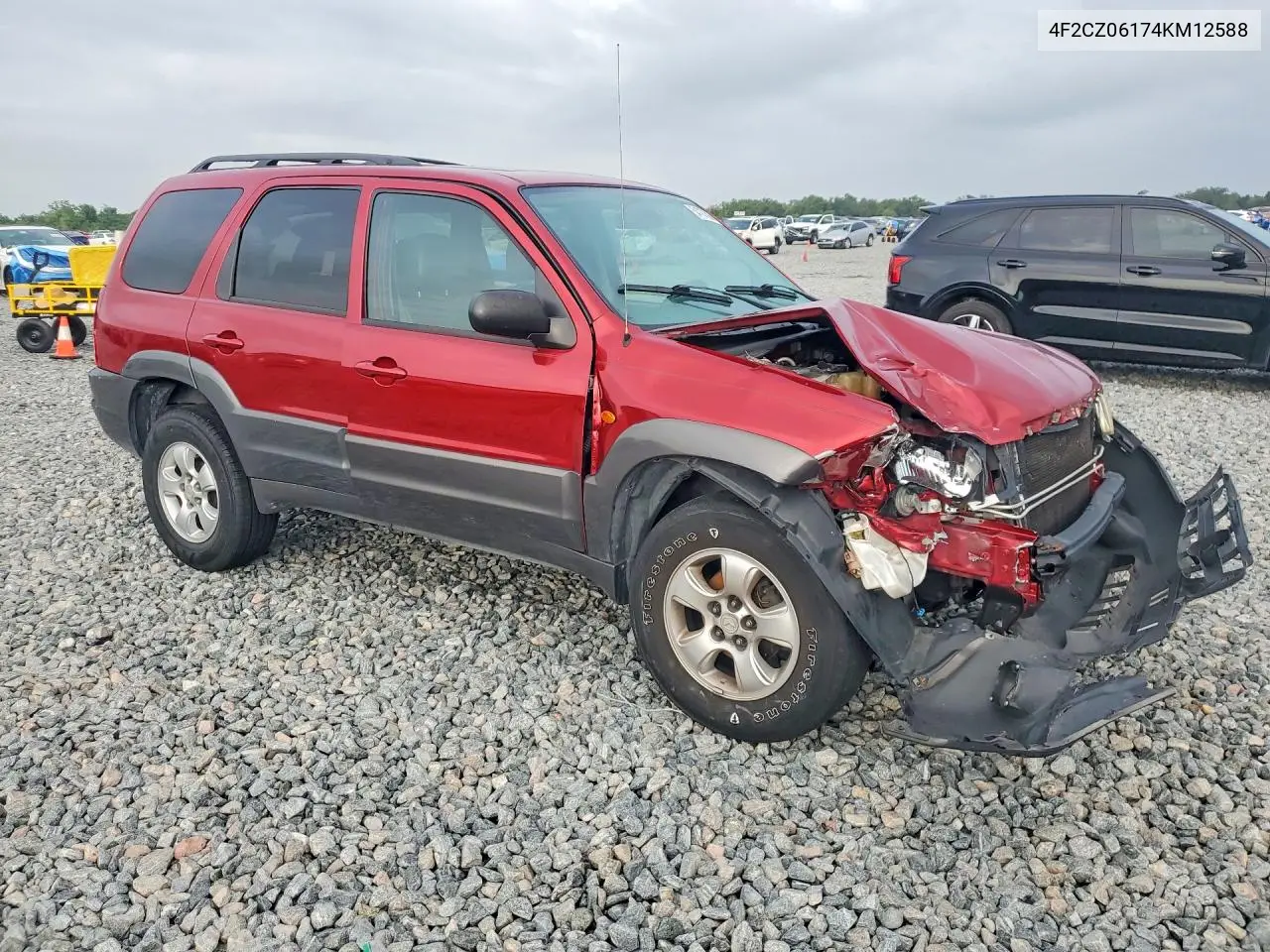 2004 Mazda Tribute Es VIN: 4F2CZ06174KM12588 Lot: 54797606