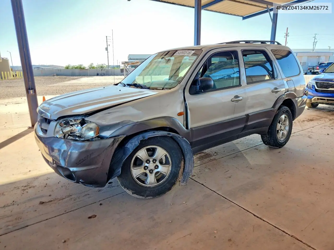 2004 Mazda Tribute Lx VIN: 4F2YZ04134KM26772 Lot: 54990516