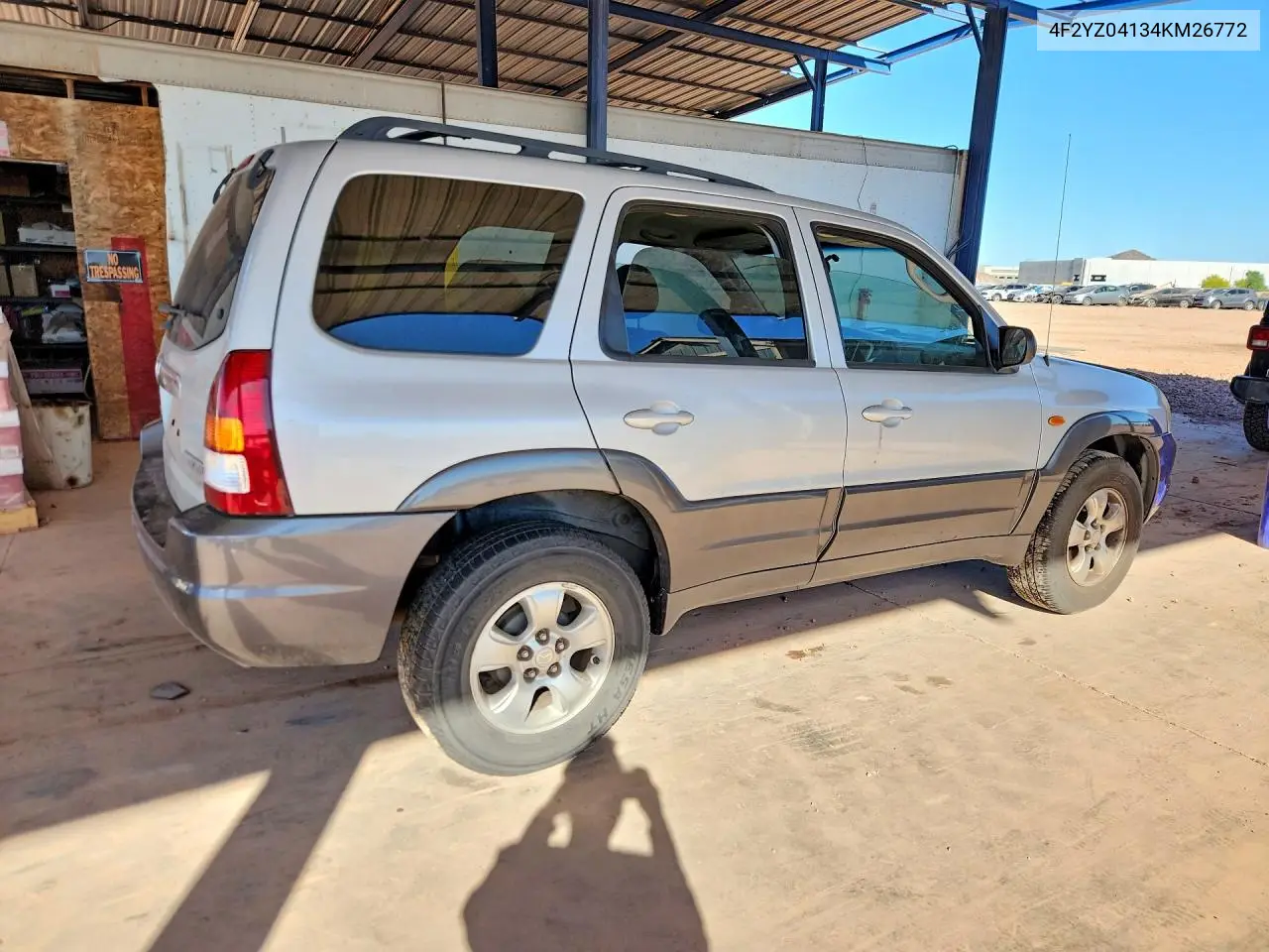 2004 Mazda Tribute Lx VIN: 4F2YZ04134KM26772 Lot: 54990516