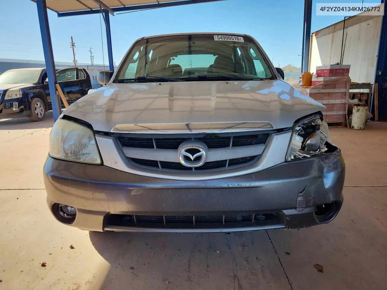 2004 Mazda Tribute Lx VIN: 4F2YZ04134KM26772 Lot: 54990516