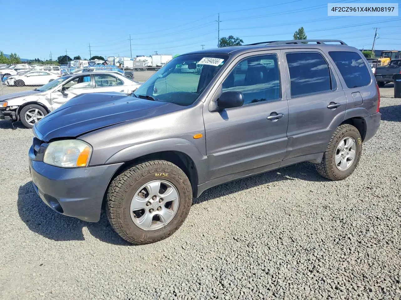 2004 Mazda Tribute Es VIN: 4F2CZ961X4KM08197 Lot: 57594656