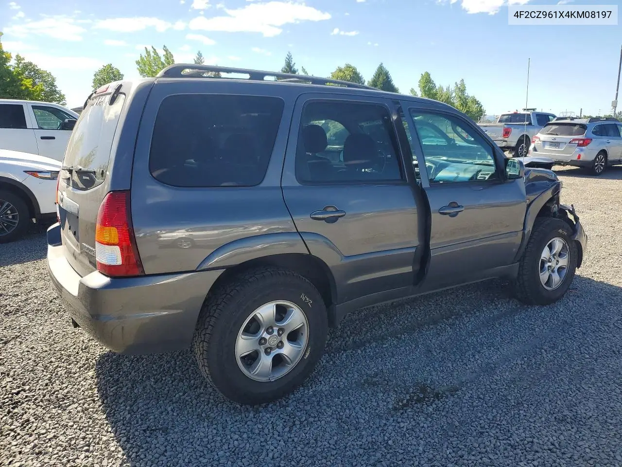 2004 Mazda Tribute Es VIN: 4F2CZ961X4KM08197 Lot: 57594656