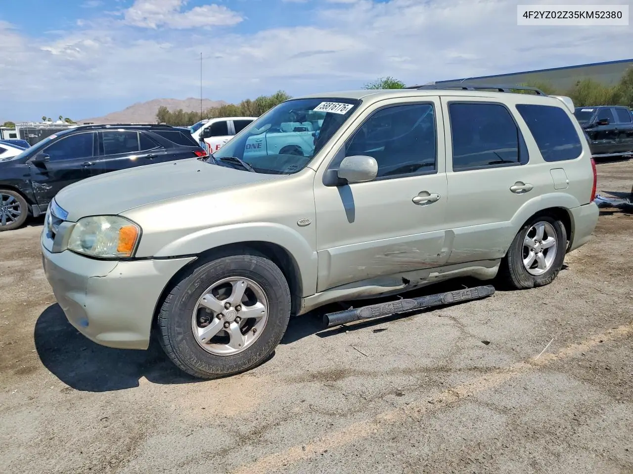 2005 Mazda Tribute I VIN: 4F2YZ02Z35KM52380 Lot: 58816176