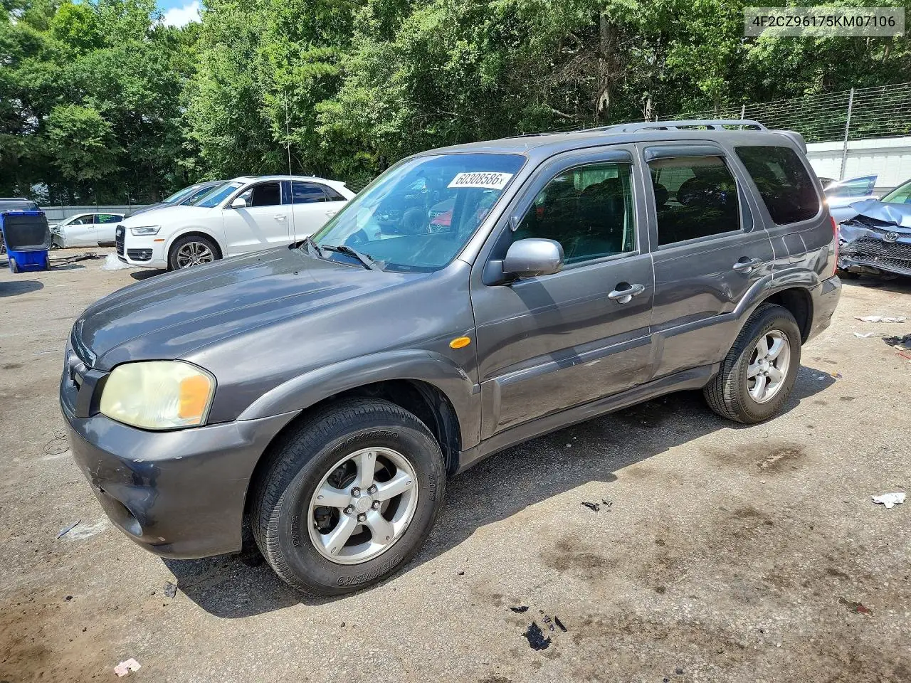 2005 Mazda Tribute S VIN: 4F2CZ96175KM07106 Lot: 60308586