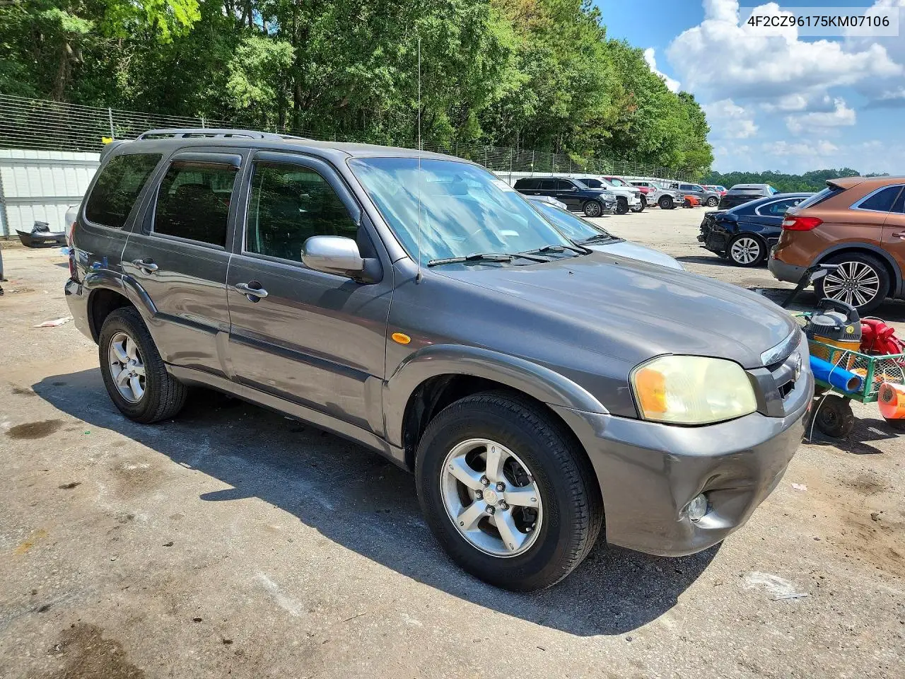 2005 Mazda Tribute S VIN: 4F2CZ96175KM07106 Lot: 60308586