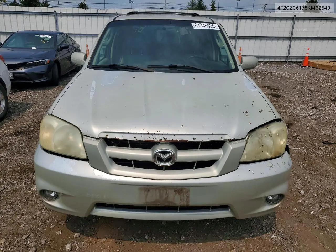 2005 Mazda Tribute S VIN: 4F2CZ06175KM32549 Lot: 61346636