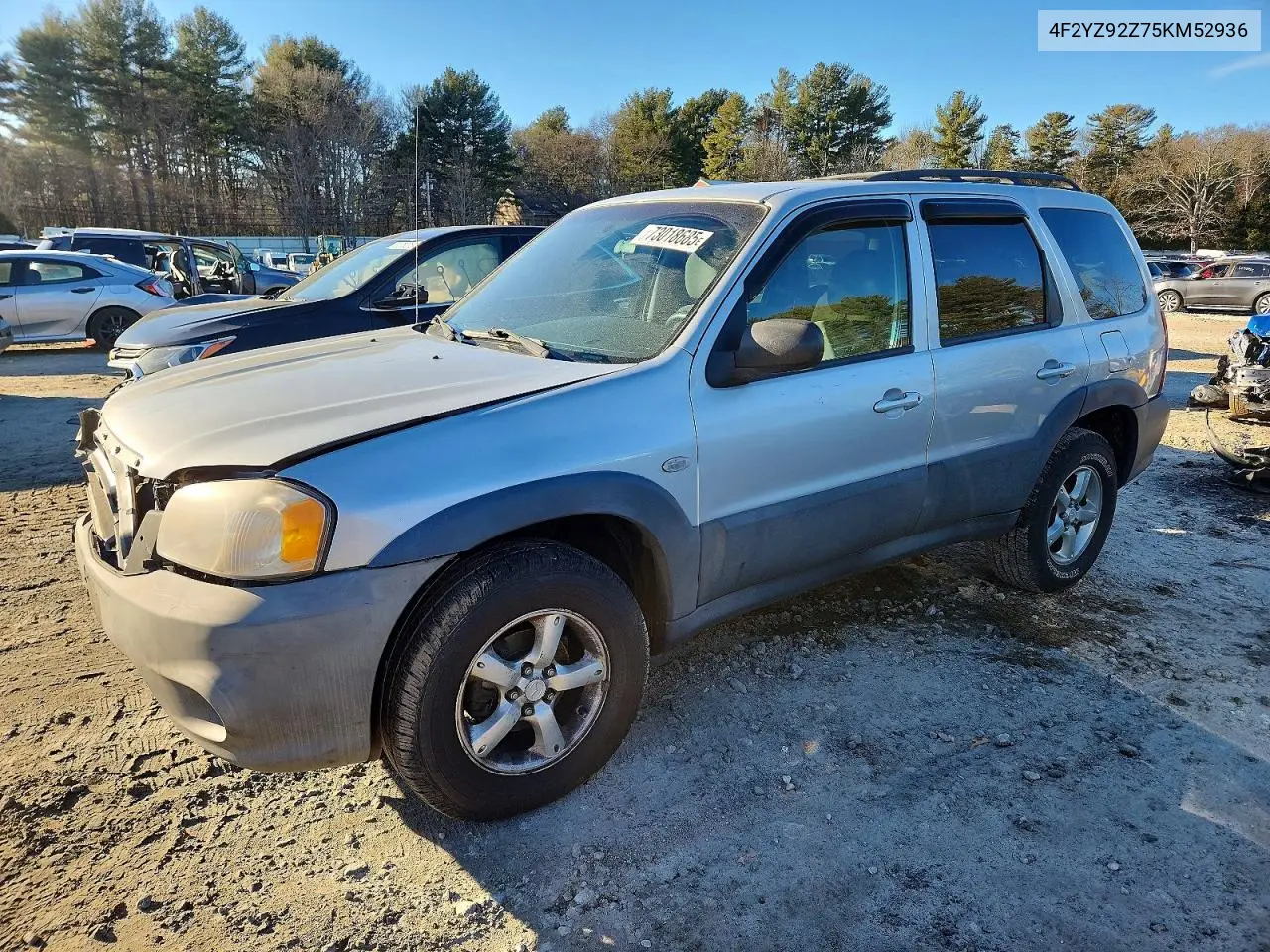 2005 Mazda Tribute I VIN: 4F2YZ92Z75KM52936 Lot: 61474916