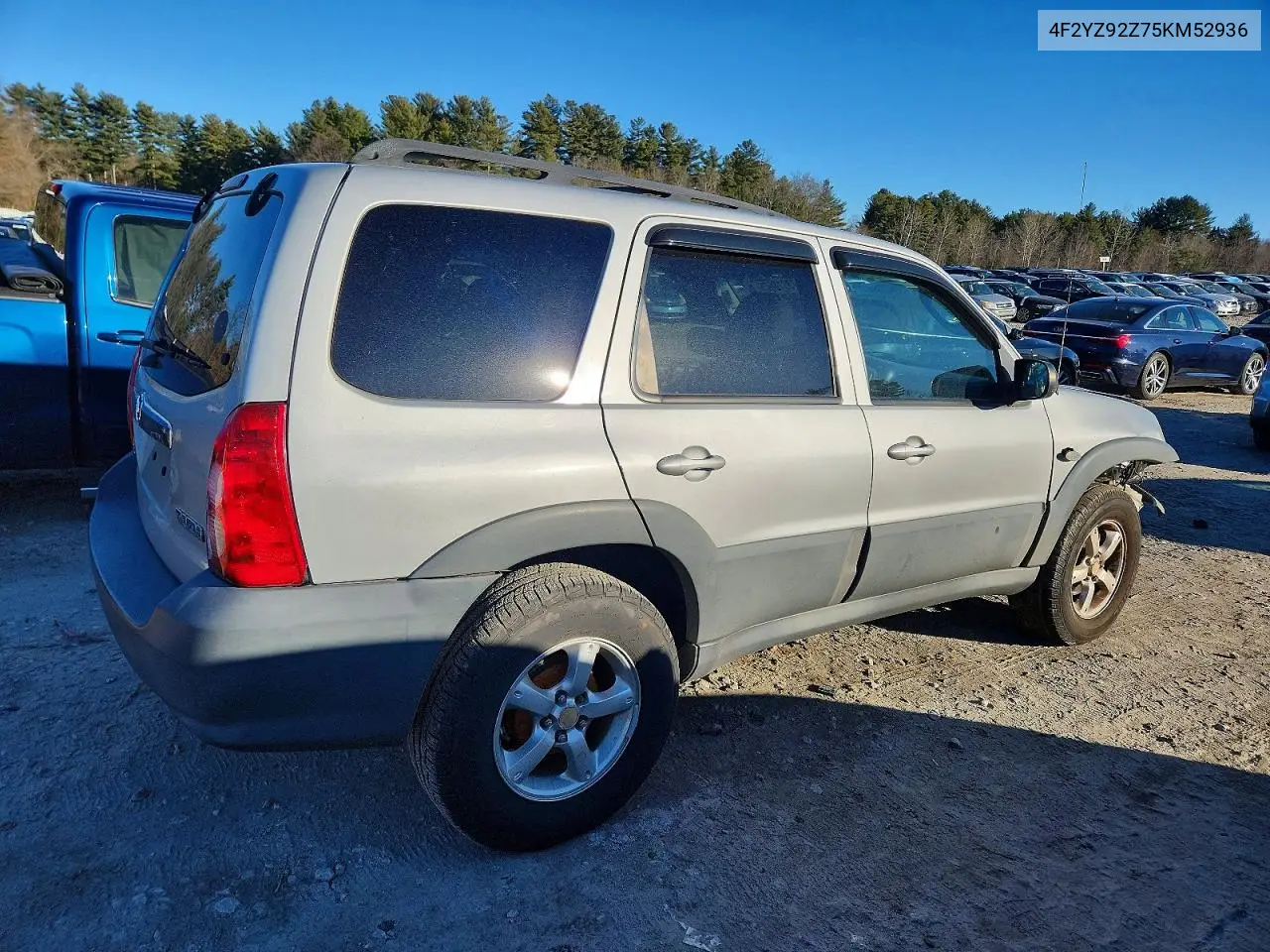 2005 Mazda Tribute I VIN: 4F2YZ92Z75KM52936 Lot: 61474916