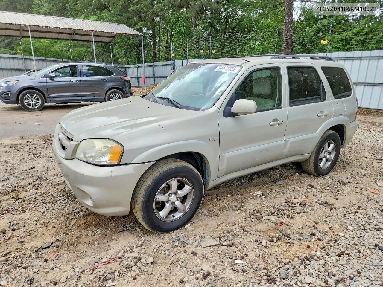 2006 Mazda Tribute S VIN: 4F2YZ04186KM10022 Lot: 54466186