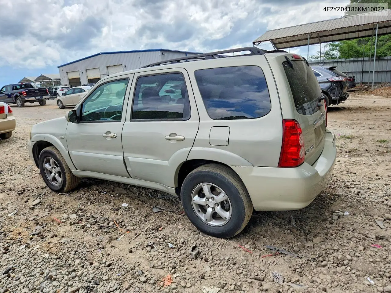 2006 Mazda Tribute S VIN: 4F2YZ04186KM10022 Lot: 54466186