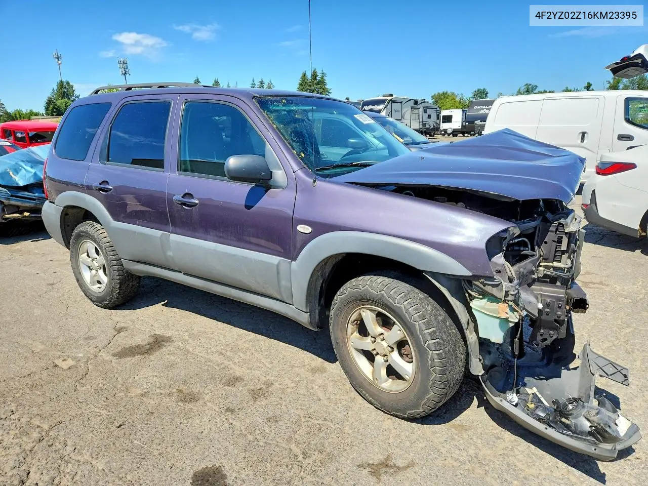 2006 Mazda Tribute I VIN: 4F2YZ02Z16KM23395 Lot: 58078886