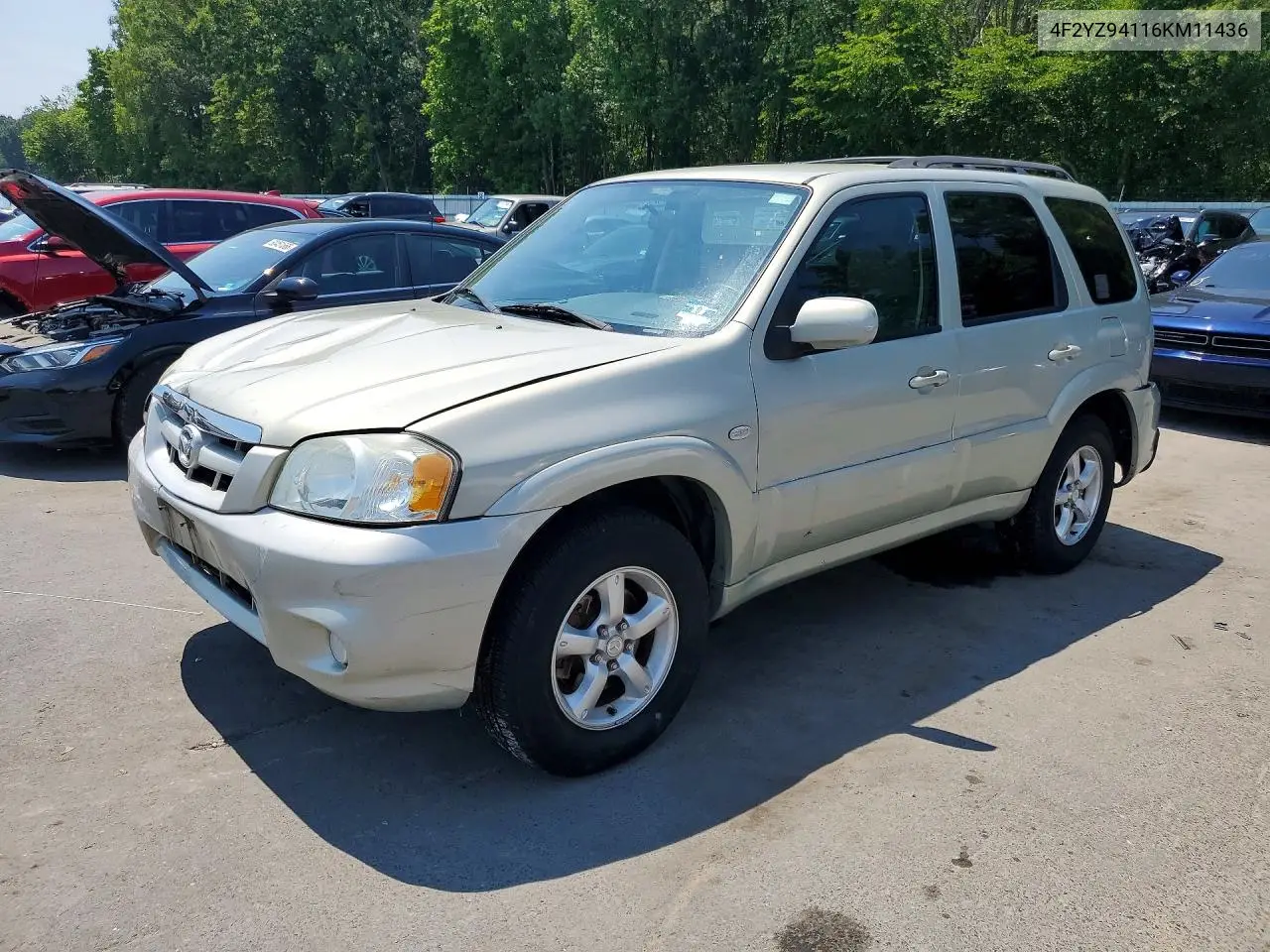2006 Mazda Tribute S VIN: 4F2YZ94116KM11436 Lot: 60933706