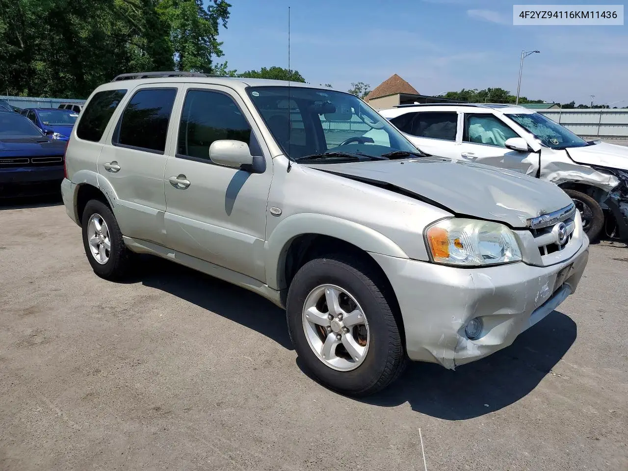 2006 Mazda Tribute S VIN: 4F2YZ94116KM11436 Lot: 60933706