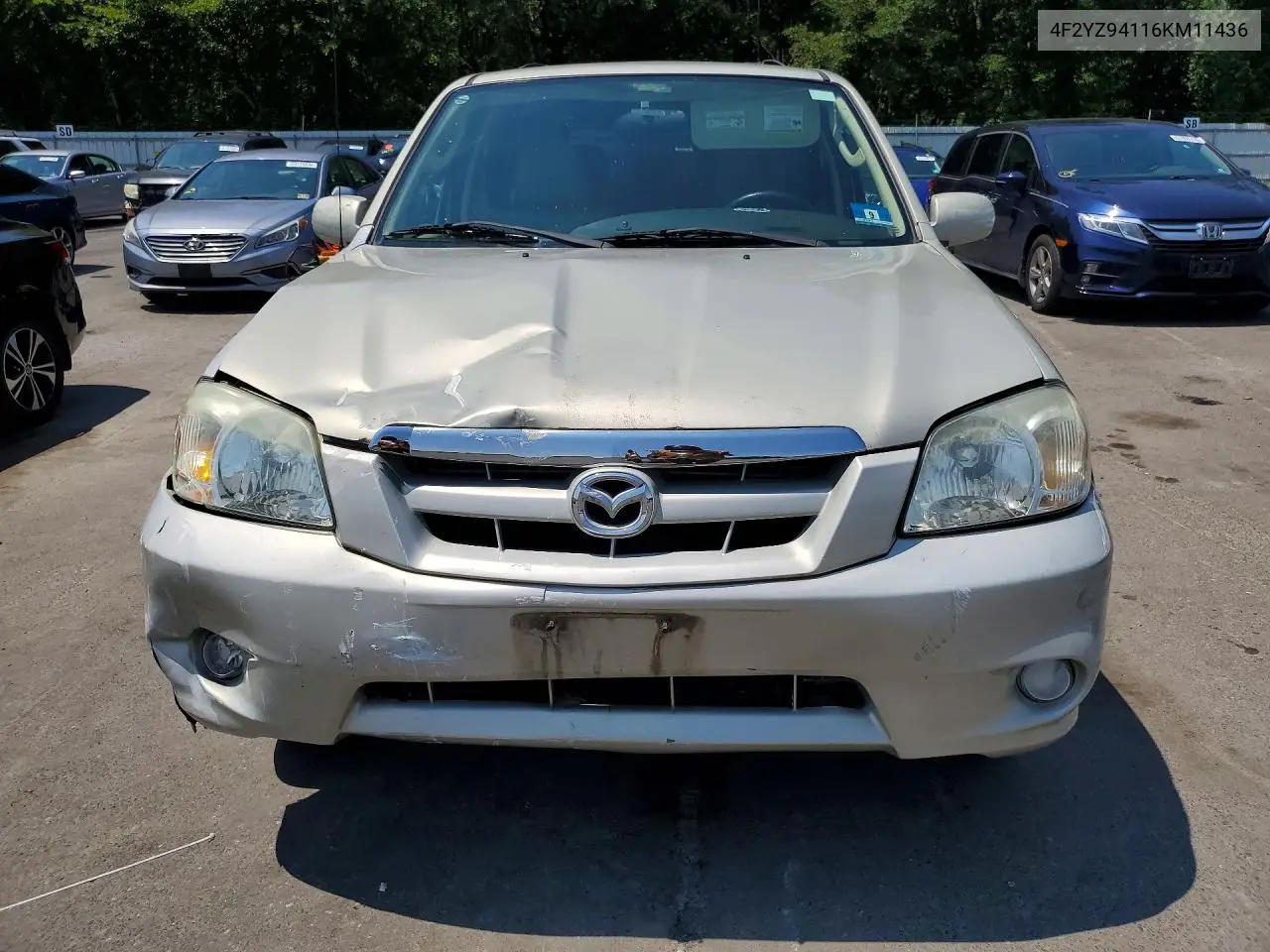 2006 Mazda Tribute S VIN: 4F2YZ94116KM11436 Lot: 60933706