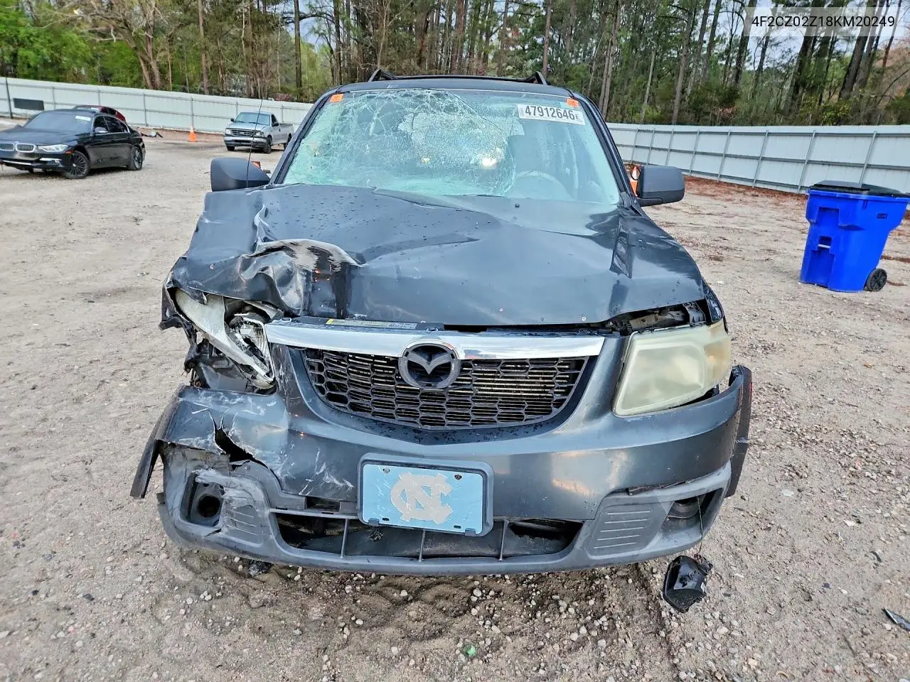 2008 Mazda Tribute I VIN: 4F2CZ02Z18KM20249 Lot: 47912646