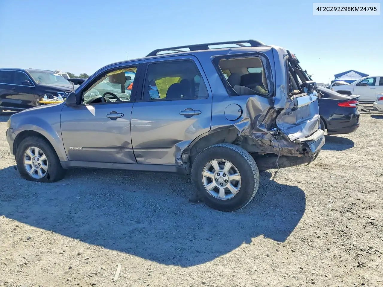 2008 Mazda Tribute I VIN: 4F2CZ92Z98KM24795 Lot: 61570046