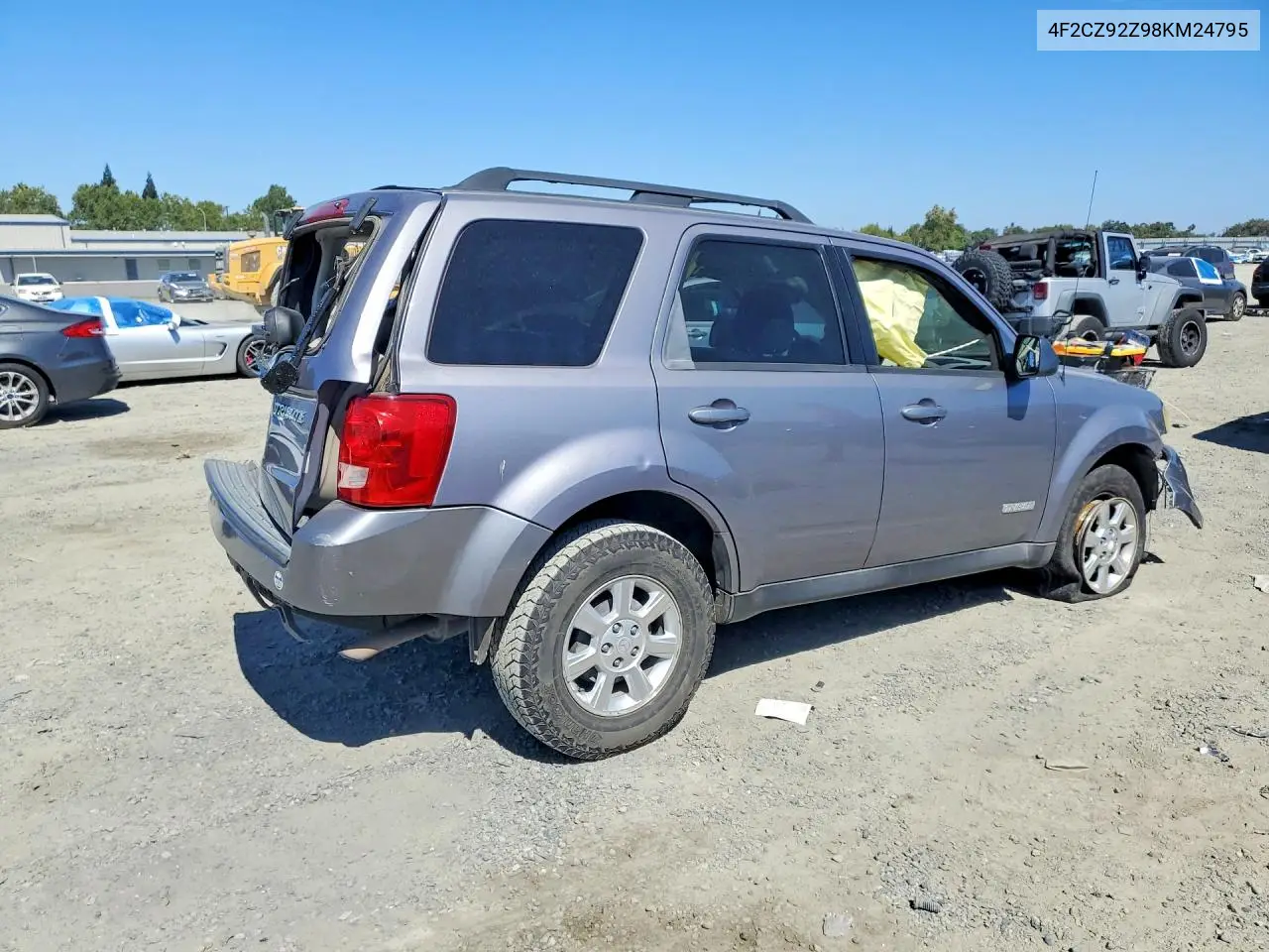 2008 Mazda Tribute I VIN: 4F2CZ92Z98KM24795 Lot: 61570046