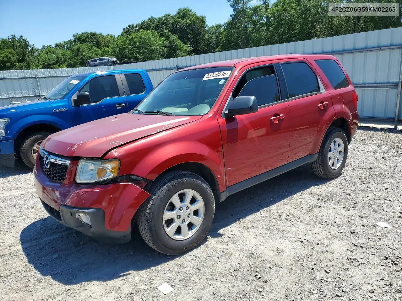 2009 Mazda Tribute S VIN: 4F2CZ06G59KM02265 Lot: 53330546