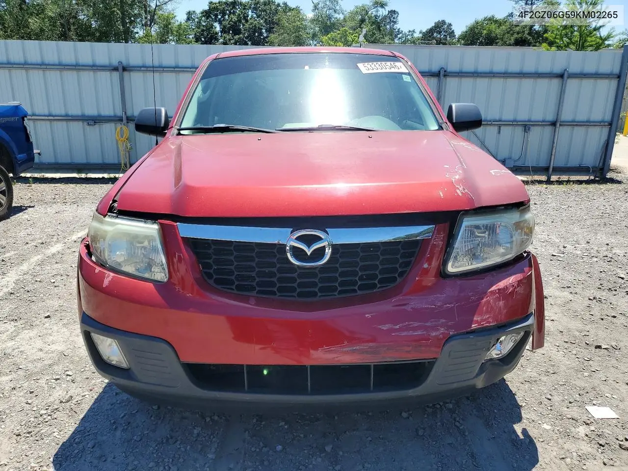 2009 Mazda Tribute S VIN: 4F2CZ06G59KM02265 Lot: 53330546