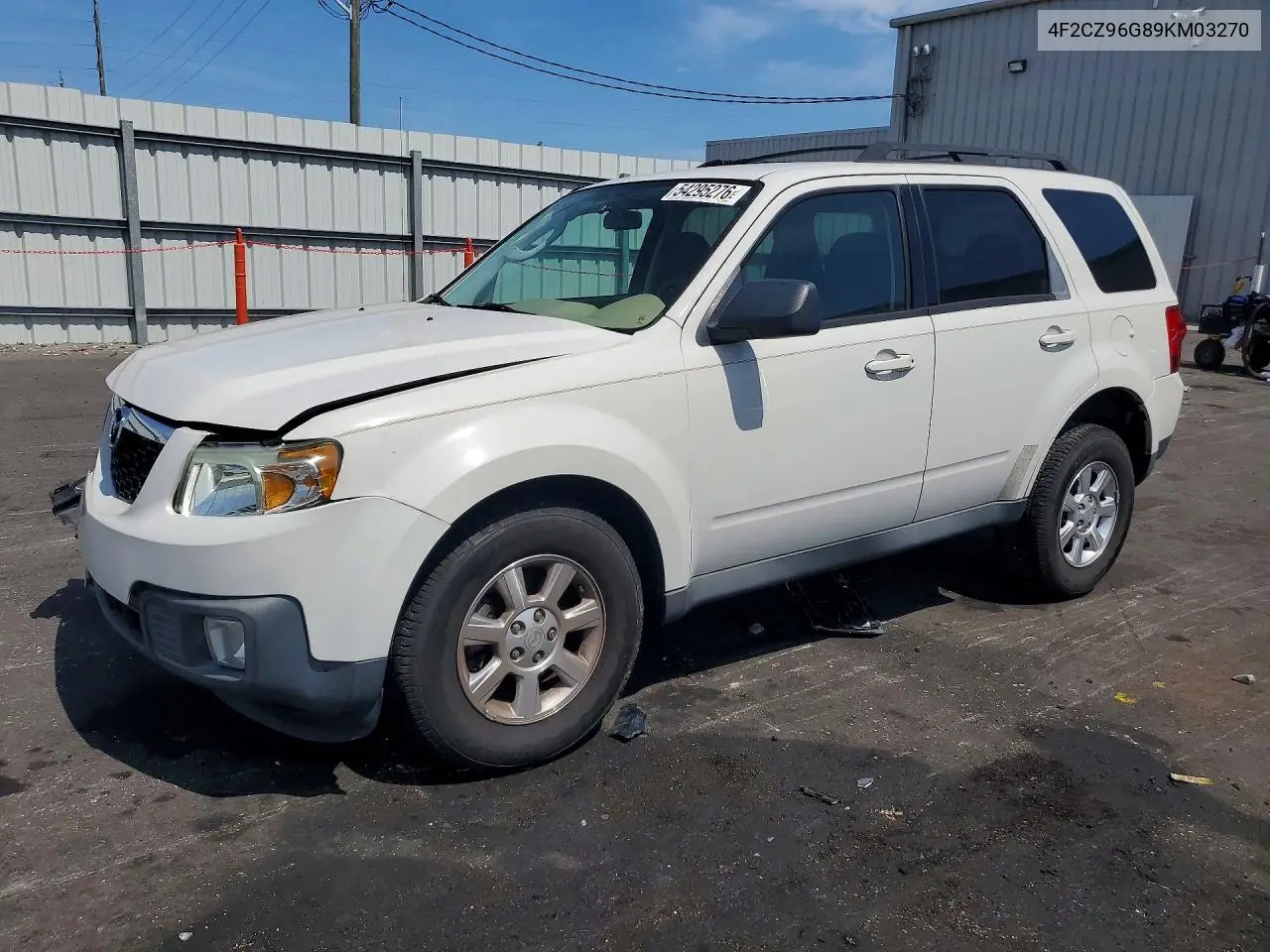 2009 Mazda Tribute S VIN: 4F2CZ96G89KM03270 Lot: 54295276
